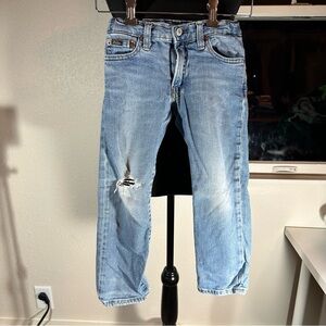 Polo by Ralph Lauren Light Blue Distressed Kids Jeans